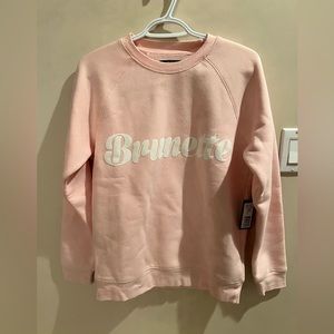 Brunette the Label Crew Neck size XS/S